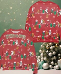 Grateful Dead Rock Band Christmas Pattern Ugly Christmas Sweater