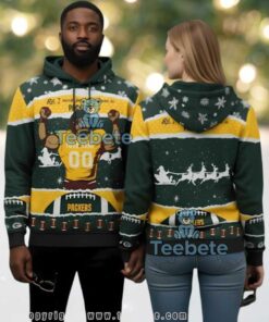 Green Bay Packers All I Need Is Christmas Team 3D Ugly Hoodie Green Bay Packers All I Need Is Christmas Team 3D Ugly Hoodie