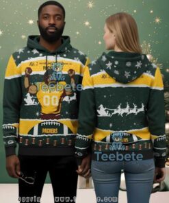 Green Bay Packers All I Need Is Christmas Team 3D Ugly Hoodie