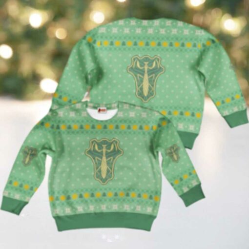 Green Mantis Ugly Christmas Black Clover