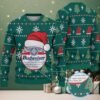 Gray and Red Reindeer Snowflake Bud Light Seltzer Ugly Christmas Sweater