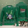 Beige & Red Snowflake Pattern “Drink Up Grinches – It’s Christmas” Coors Light Ugly Christmas Sweater