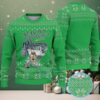 Beige & Red Candy Cane Pattern “My Blood Type Is Modelo Beer” Ugly Christmas Sweater