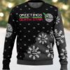 Happy Horrordays Halloween Ugly Christmas Sweater