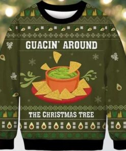 Guacin Around The Christmas Tree Ugly Sweater Guacin Around The Christmas Tree Ugly Sweater