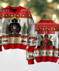 Guns N’ Roses Sweet Child Christmas Time Deadpool Time Ugly Sweater