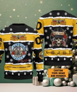 Guns N’ Roses Sweet Child O’ Custom Christmas Ugly Sweater