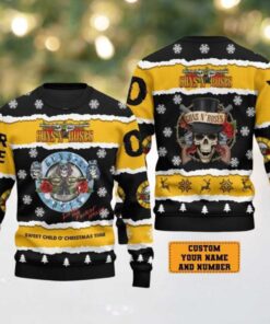 Guns N’ Roses Sweet Child O’ Custom Christmas Ugly Sweater