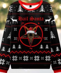 Hail Santa Ugly Christmas Sweater