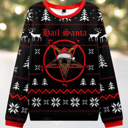 Hail Santa Ugly Christmas Sweater