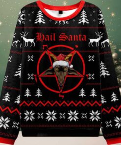 Hail Santa Ugly Christmas Sweater
