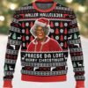 The Hitman Bret Hart Wrestler Ugly Christmas Sweater