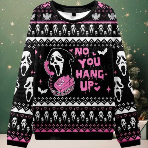 Halloween No You Hang Up Ugly Christmas Sweater