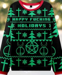 Happy Fucking Holidays Ugly Christmas Sweater