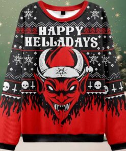 Happy Helladays Ugly Christmas Sweater