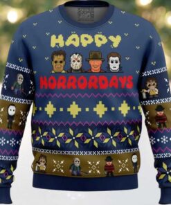 Happy Horrordays Halloween Ugly Christmas Sweater