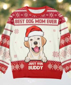 Happy Poodle Dog Ugly Christmas Sweater Christmas Gift For Dog Love Christmas Fashion Winter 3691