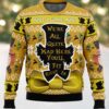 Christmas White Ranger Power Rangers Ugly Christmas Sweater