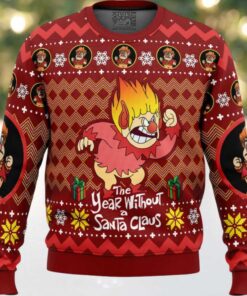 Heat Miser The Year Without a Santa Claus Ugly Christmas Sweater
