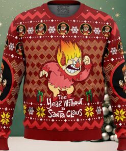 Heat Miser The Year Without a Santa Claus Ugly Christmas Sweater