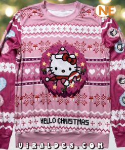 Hello Christmas Hello Kitty Christmas Ugly Sweater