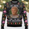Excuse Me While I Whip This Out Blazing Saddles Ugly Christmas Sweater