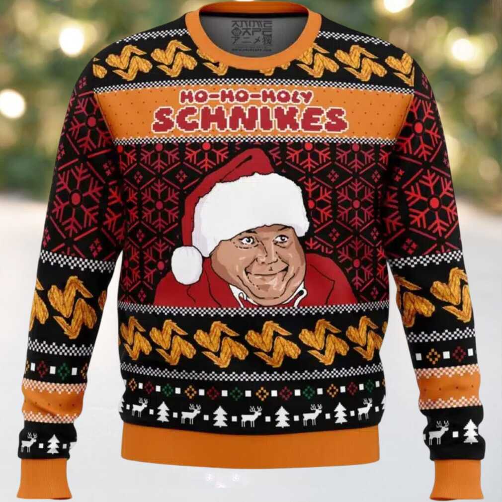 Ho Ho Holy Schnikes Tommy Boy Ugly Christmas Sweater Ho Ho Holy Schnikes Tommy Boy Ugly Christmas Sweater