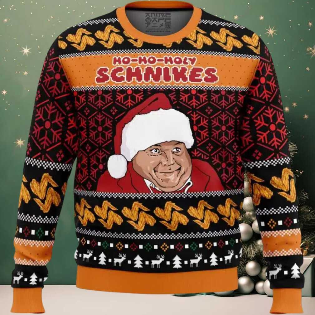 Ho Ho Holy Schnikes Tommy Boy Ugly Christmas Sweater Ho Ho Holy Schnikes Tommy Boy Ugly Christmas Sweater
