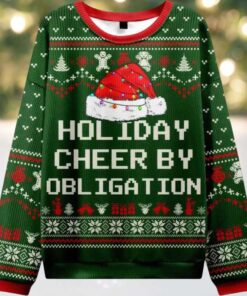 Holiday Cheer by Obligation Green Ugly Christmas Sweater