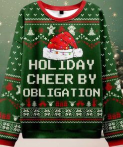Holiday Cheer by Obligation Green Ugly Christmas Sweater