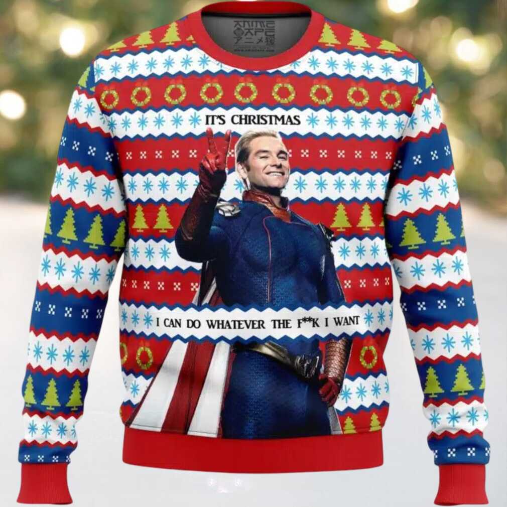 Homelander The Boys Ugly Christmas Sweater Homelander The Boys Ugly Christmas Sweater