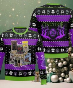 Hooktab Coven True The Witches’ Road Ugly Christmas Sweater Hooktab Coven True The Witches’ Road Ugly Christmas Sweater