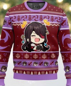 Hooktab Genshin Impact Beidou Ugly Christmas Sweater