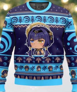Hooktab Genshin Impact Candace Ugly Christmas Sweater