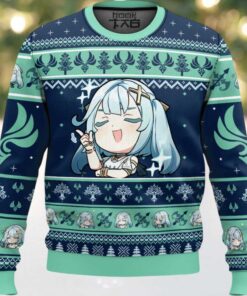 Hooktab Genshin Impact Faruzan Ugly Christmas Sweater