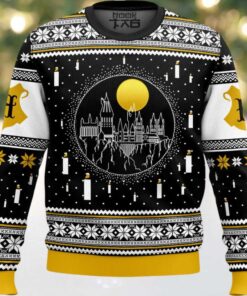 Hooktab Hogwart Night Ugly Christmas Sweater