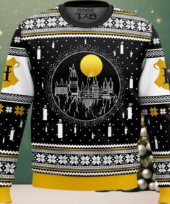 Hooktab Hogwart Night Ugly Christmas Sweater