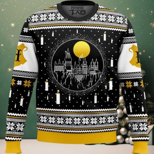 Hooktab Hogwart Night Ugly Christmas Sweater