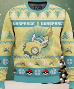 Hooktab Pokemon Gen 2 Dunsparce Ugly Christmas Sweater