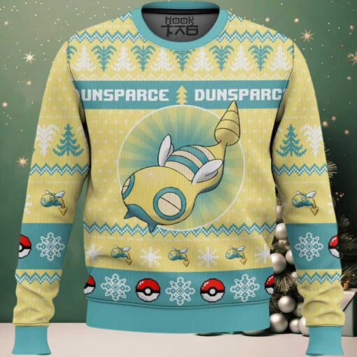 Hooktab Pokemon Gen 2 Dunsparce Ugly Christmas Sweater