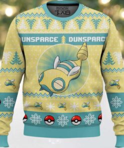Hooktab Pokemon Gen 2 Dunsparce Ugly Christmas Sweater