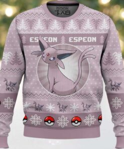 Hooktab Pokemon Gen 2 Espeon Ugly Christmas Sweater