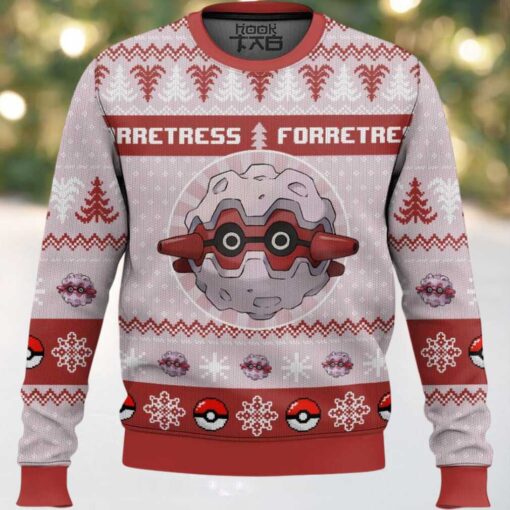Hooktab Pokemon Gen 2 Forretress Ugly Christmas Sweater
