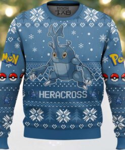 Hooktab Pokemon Gen 2 Heracross Ugly Christmas Sweater