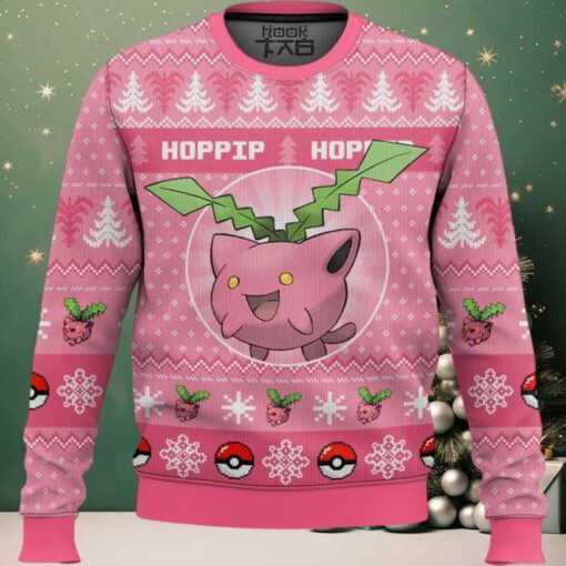 Hooktab Pokemon Gen 2 Hoppip Ugly Christmas Sweater