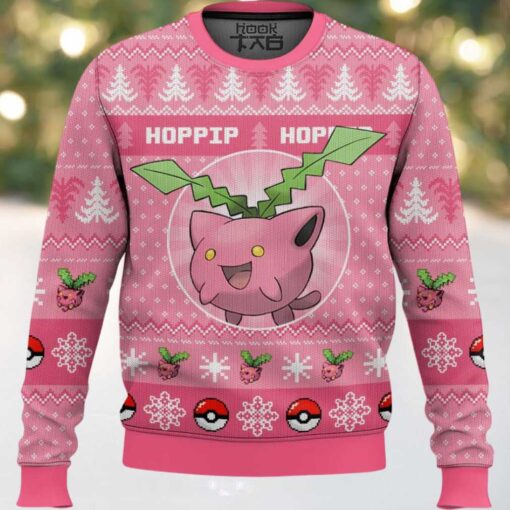 Hooktab Pokemon Gen 2 Hoppip Ugly Christmas Sweater