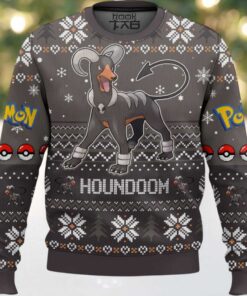 Hooktab Pokemon Gen 2 Houndoom Ugly Christmas Sweater