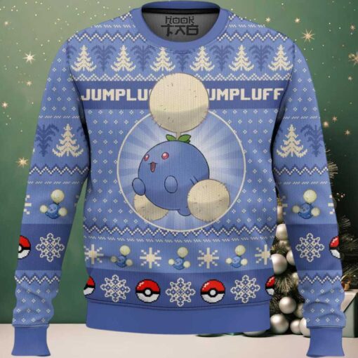 Hooktab Pokemon Gen 2 Jumpluff Ugly Christmas Sweater
