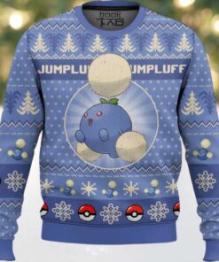 Hooktab Pokemon Gen 2 Jumpluff Ugly Christmas Sweater