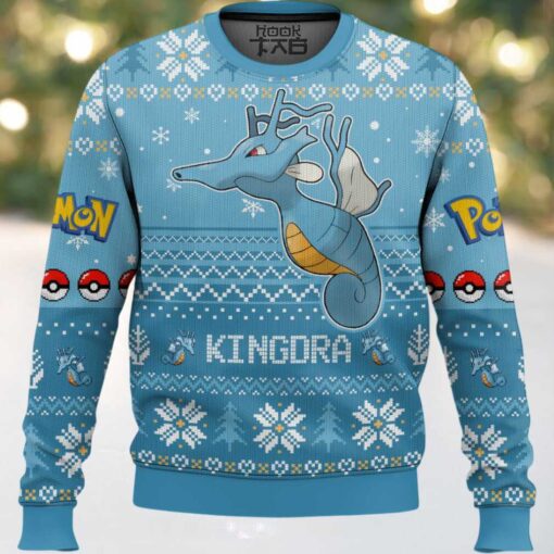 Hooktab Pokemon Gen 2 Kingdra Ugly Christmas Sweater